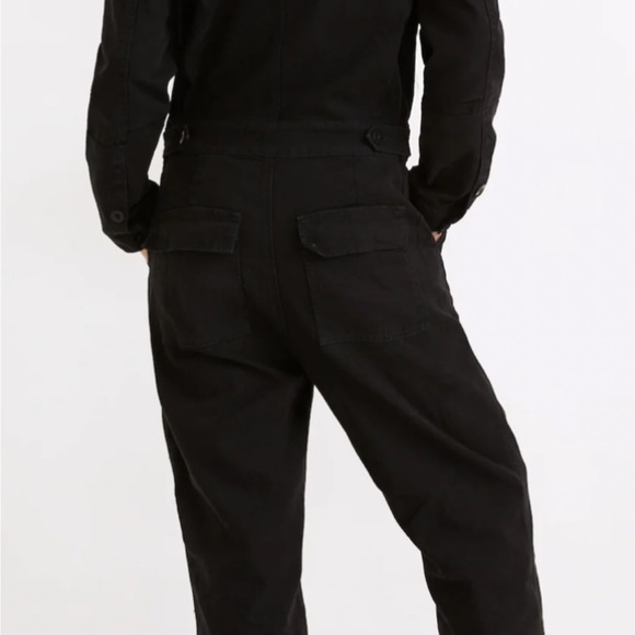 NWT Madewell size M signature Coverall jumpsuit in black - Picture 3 of 13